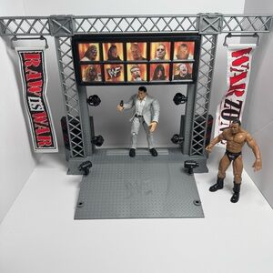 WWE Titan Tron Live Entrance Stage with Vince McMahon & The Rock